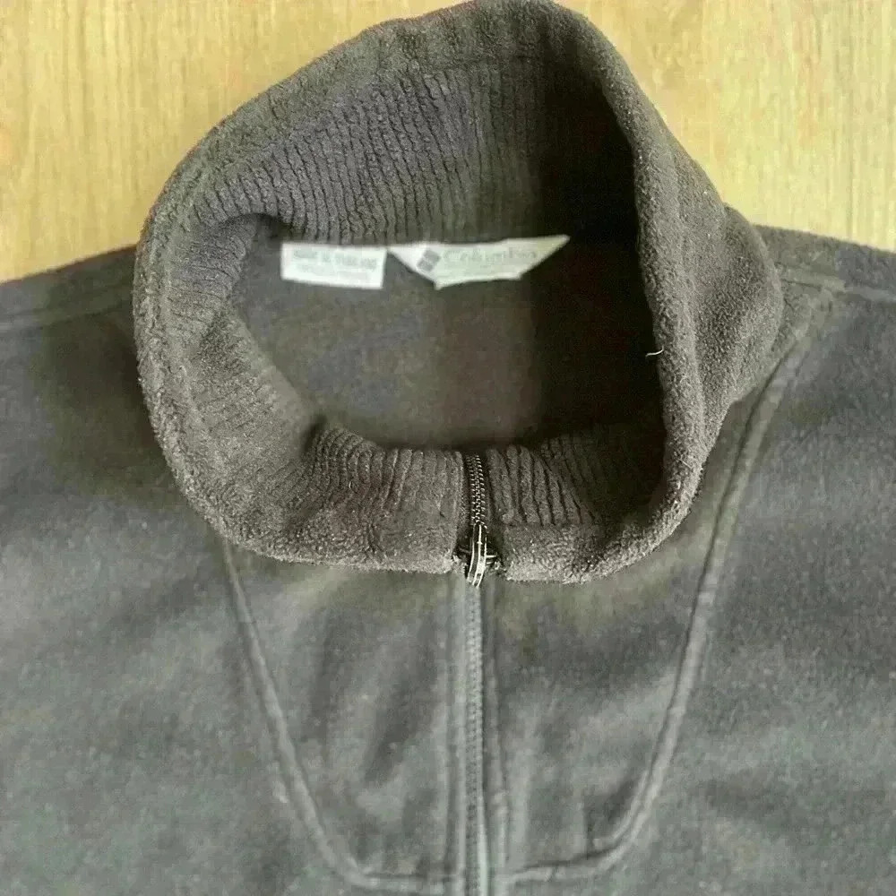 Columbia Women’s Full Zip Fleece Jacket 2XL Black Adjustable Cinch Waist - Picture 5 of 13